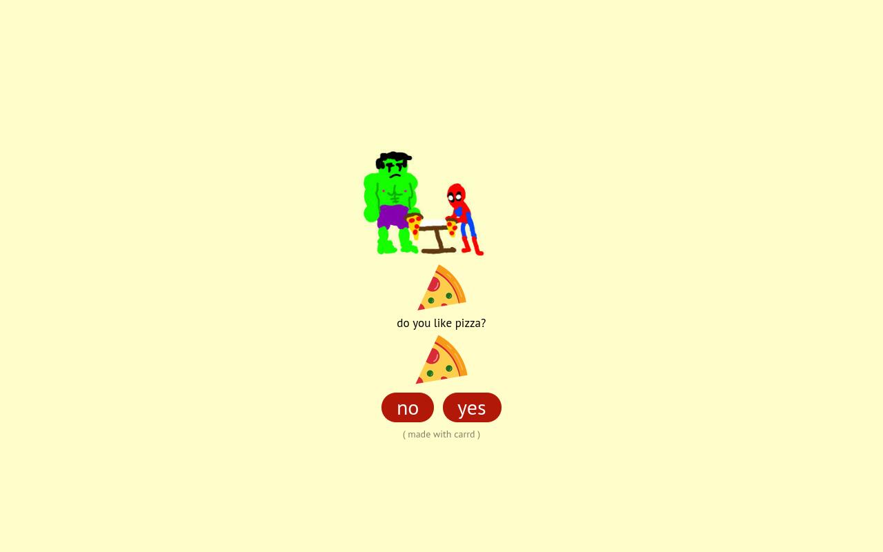 Carrd profile picture for @pizza